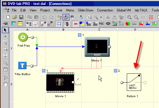 DVD Lab Pro Connection View