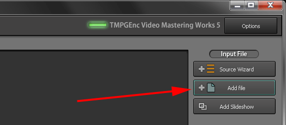Video Mastering Works 5 - Add File